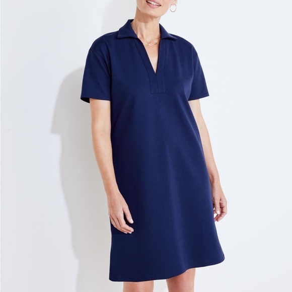 HAVEN WELL WITHIN • Women’s Polished Lounge Polo Dress Navy Size XXL - Picture 1 of 7